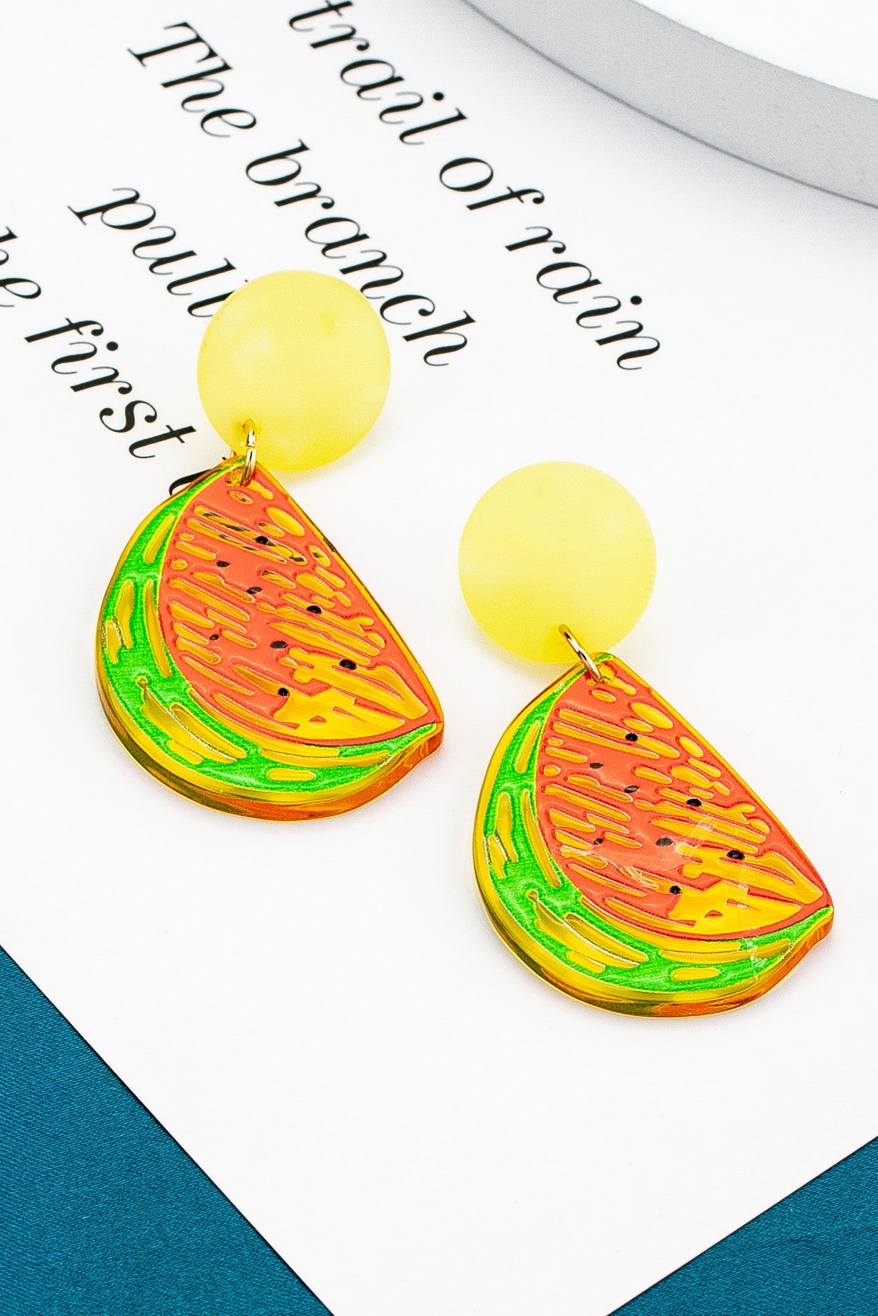 Acrylic Fruit Earrings