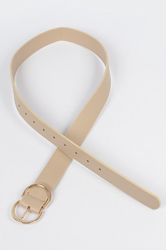 Faux Leather Classic Belt