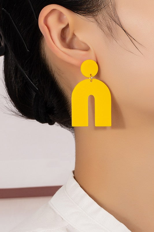 Matte Arch Earrings