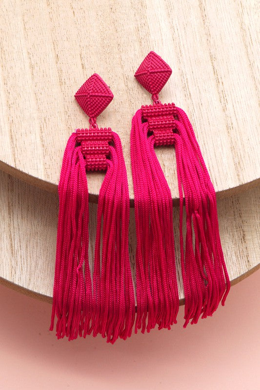 Tassel Statement Earrings