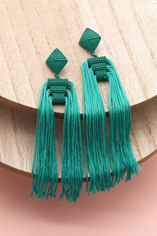 Tassel Statement Earrings