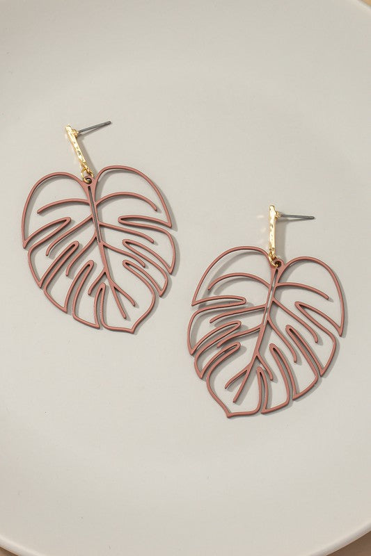 Leaf Drop Earrings