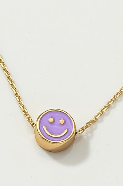 Smiley Face Pendant Necklace