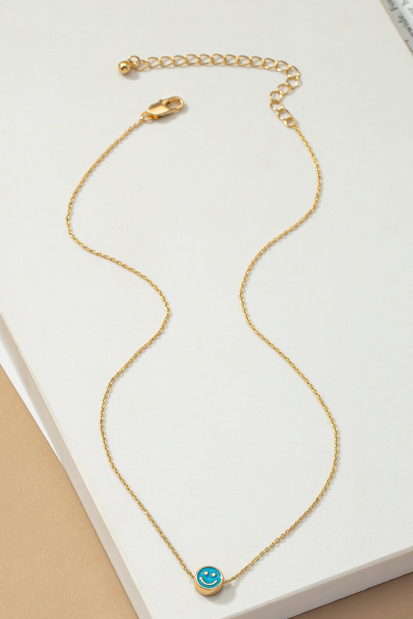 Smiley Face Pendant Necklace