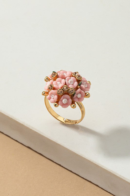 Flower Cluster Ring