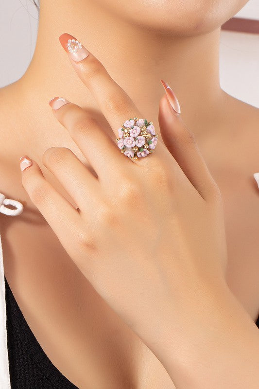 Flower Cluster Ring