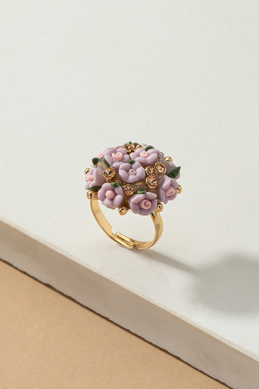Flower Cluster Ring
