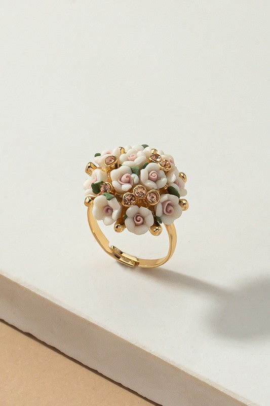 Flower Cluster Ring