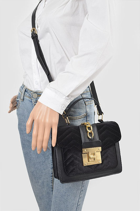 Velvet Handbag