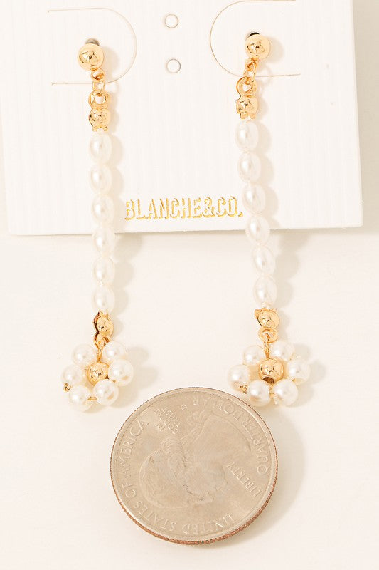 Pearl Chain Earrings