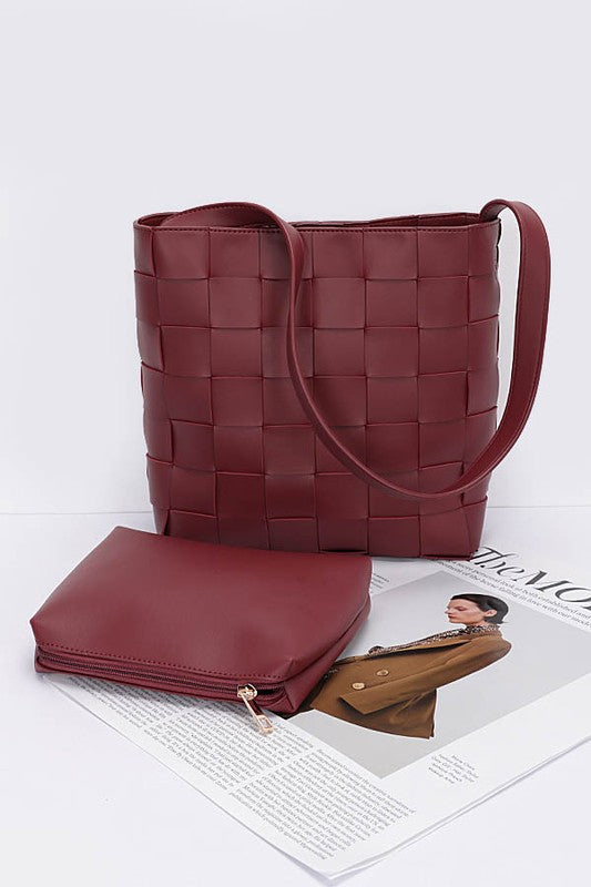 Woven Shoulder Bag