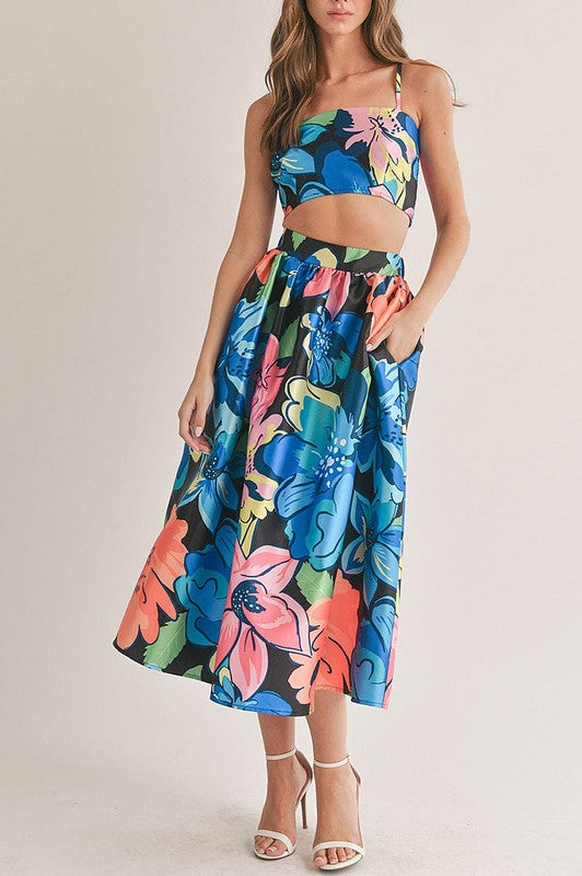 Tropical Skirt Set