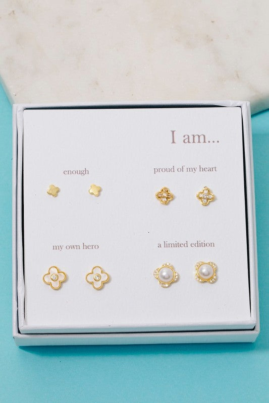 "I am" Earring Set