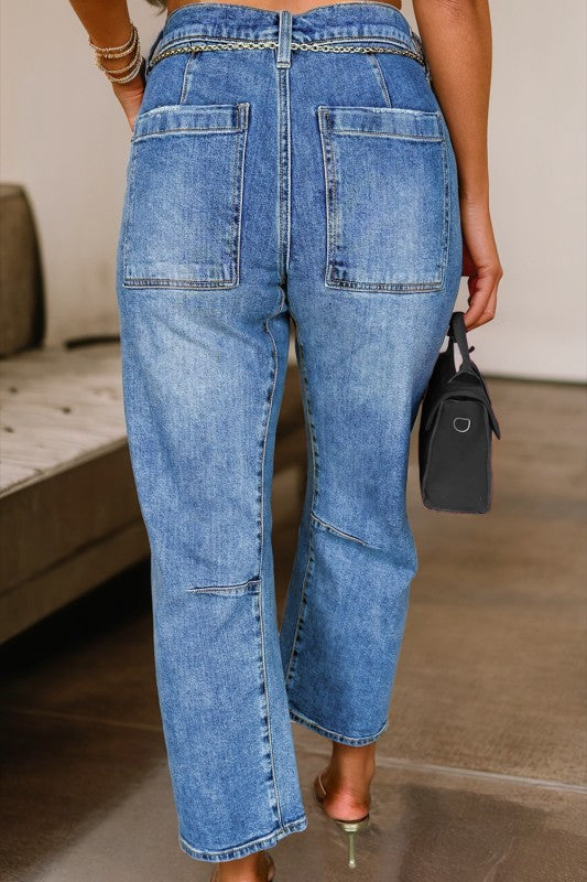 High-rise Lane 51 Denim