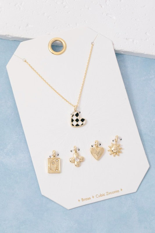 Charm Pendant Necklace