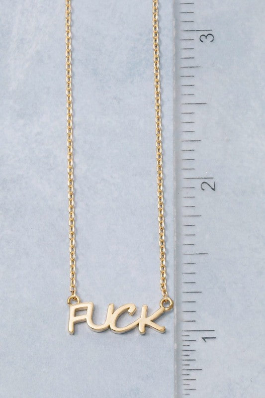 F*CK Necklace