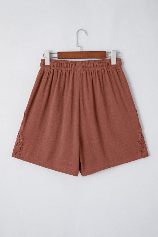 Lace Detail Shorts