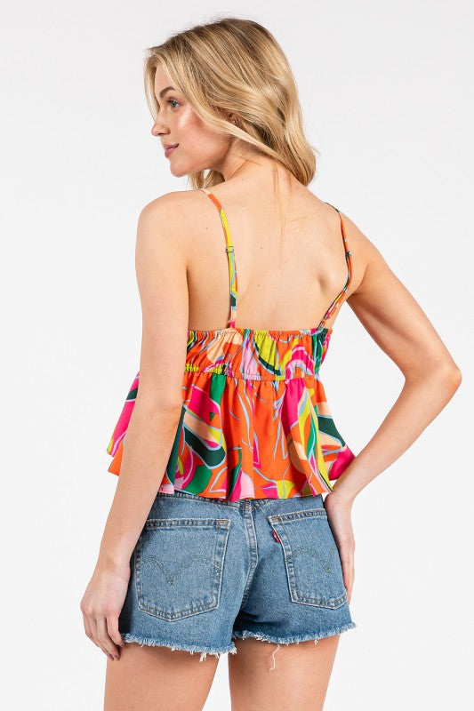 Babydoll Flare Tank Top