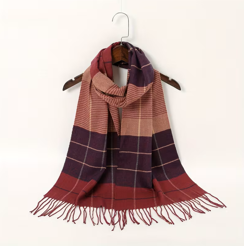 Plaid Fall Scarf