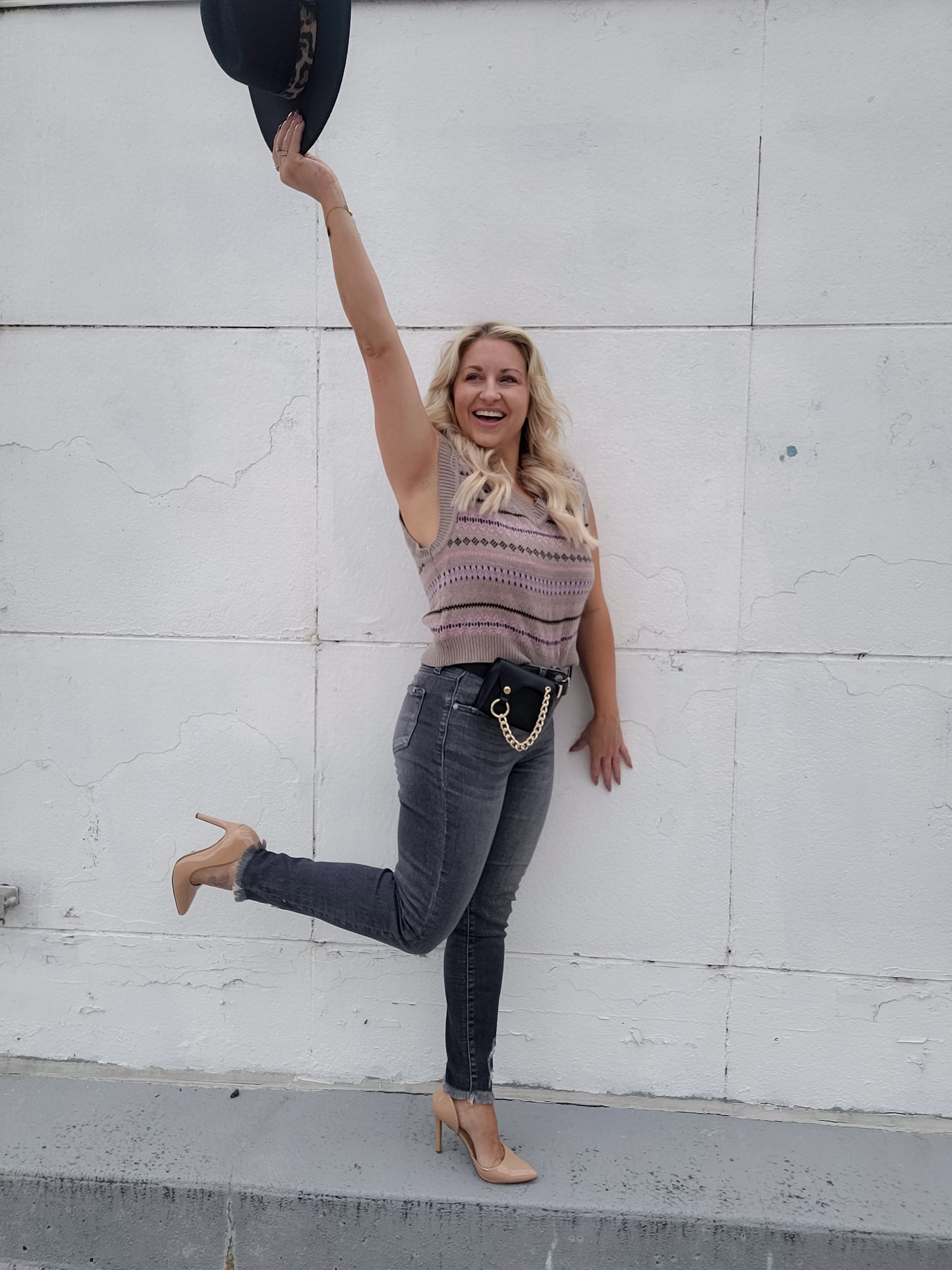 Faux Leather Belt Bag