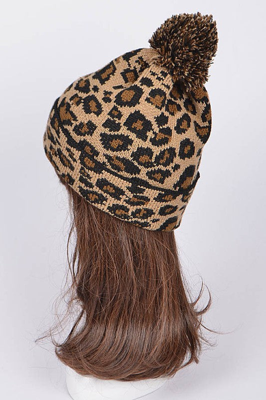 Leopard Beanie