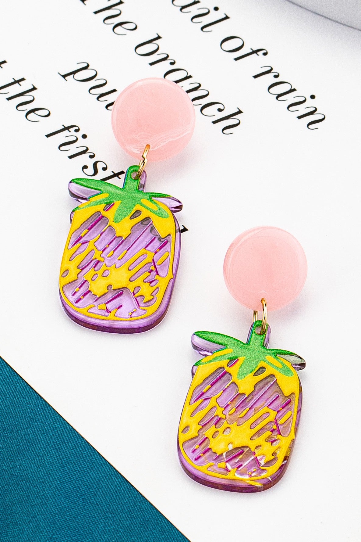 Acrylic Fruit Earrings