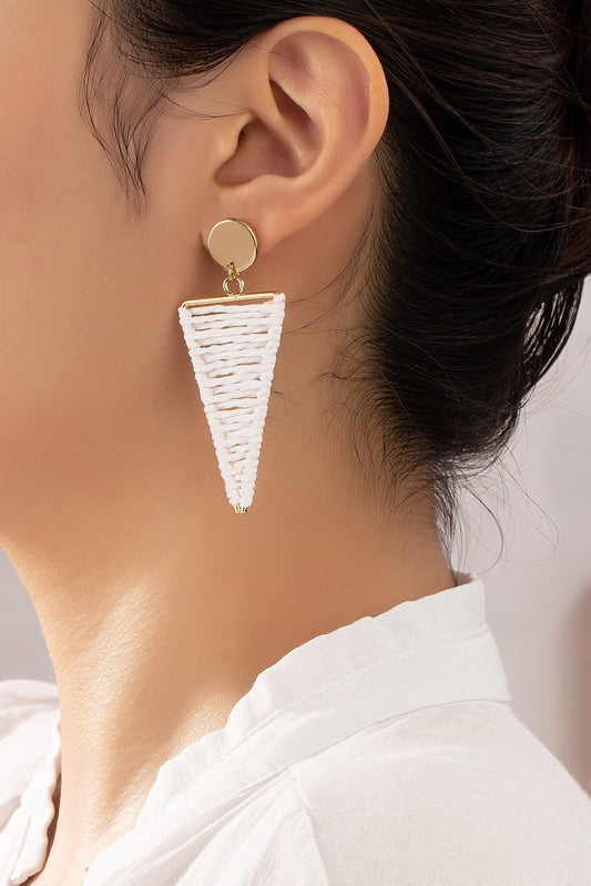 Raffia Straw Earrings