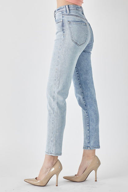 Two Tone Girlfriend Jean