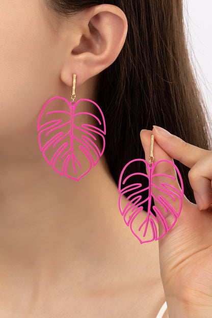 Leaf Drop Earrings