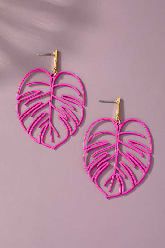 Leaf Drop Earrings