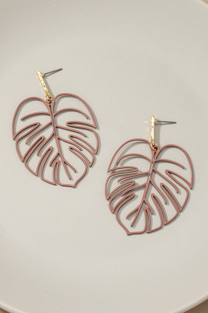 Leaf Drop Earrings