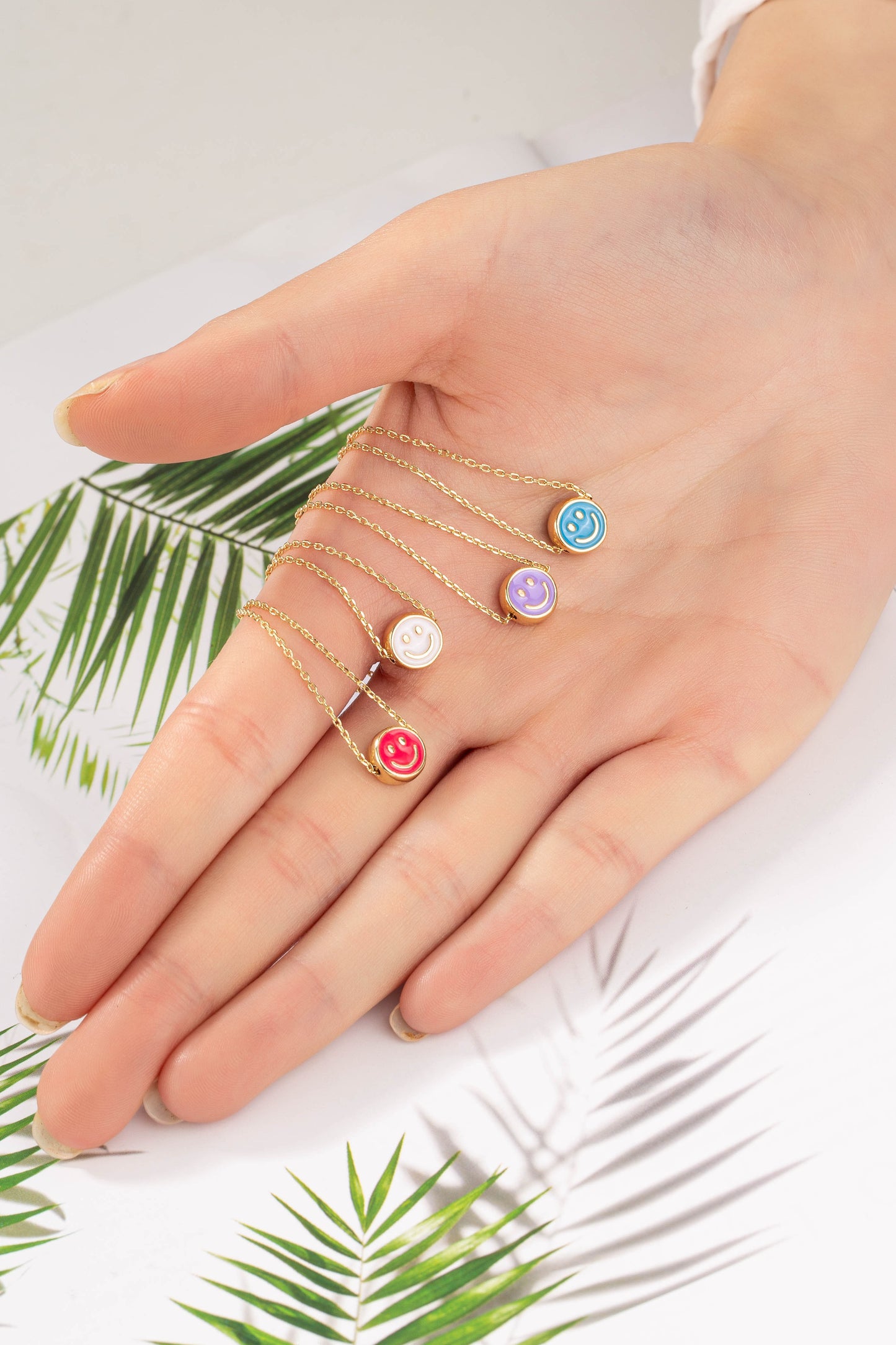 Smiley Face Pendant Necklace