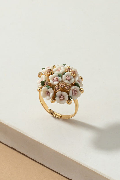 Flower Cluster Ring