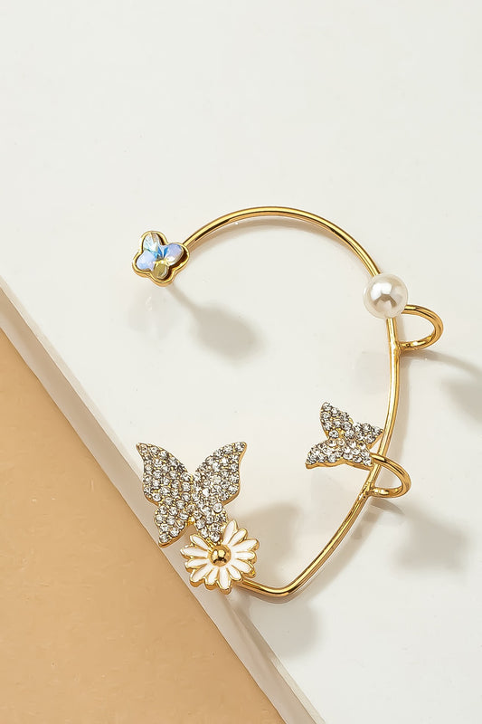 Flower & Butterfly Ear Jacket