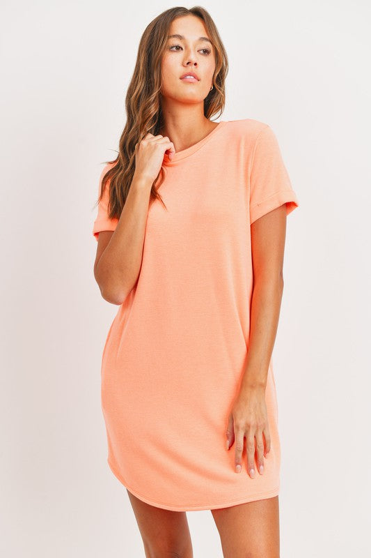 French Terry T-shirt Dress