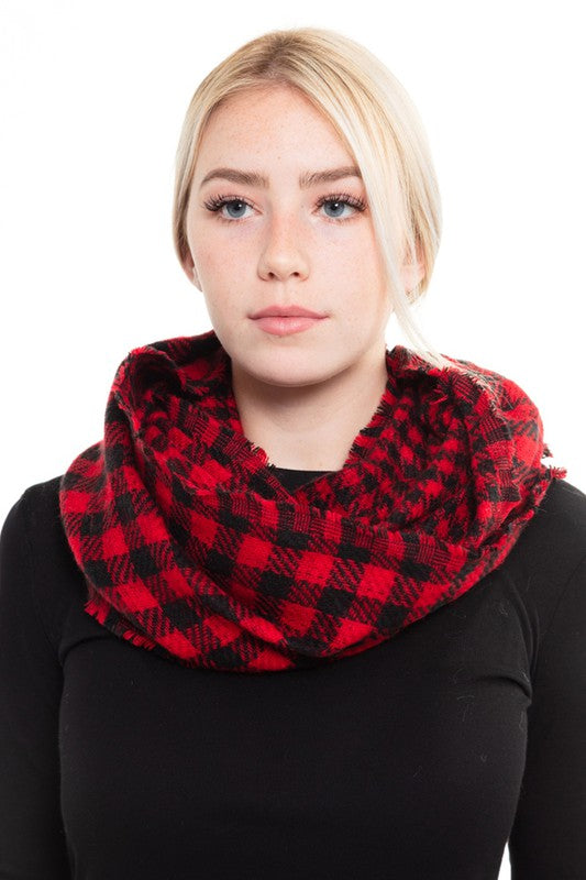 Buffalo Plaid Infinity Scar