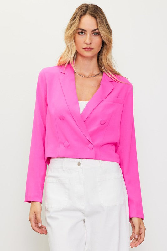 You're a Babe Cropped Blazer