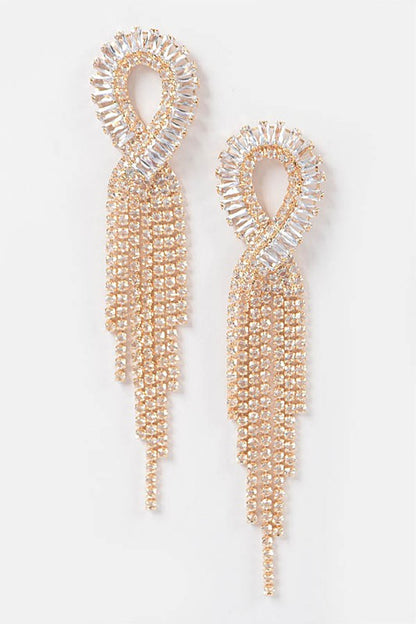Crystal Fringe Earrings