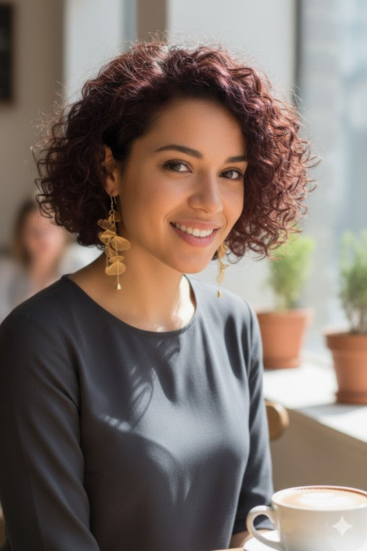 Floral Drop Earrings
