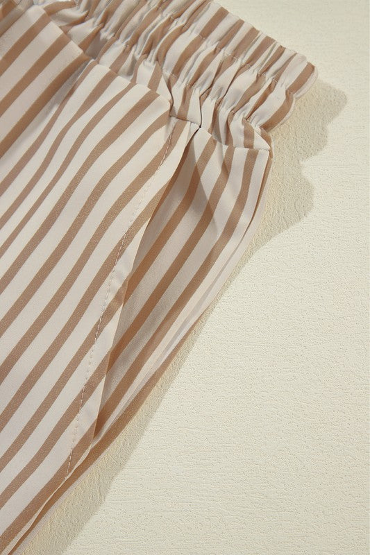 Striped Wide Leg Pants