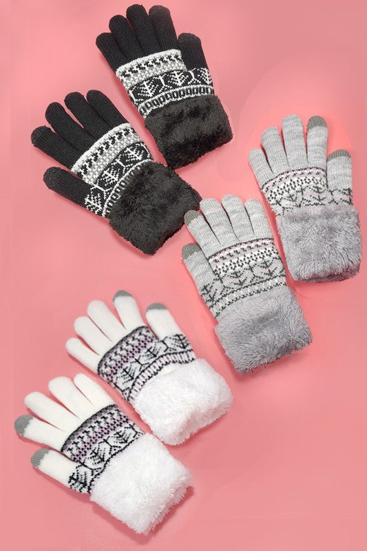 Aztec Winter Gloves