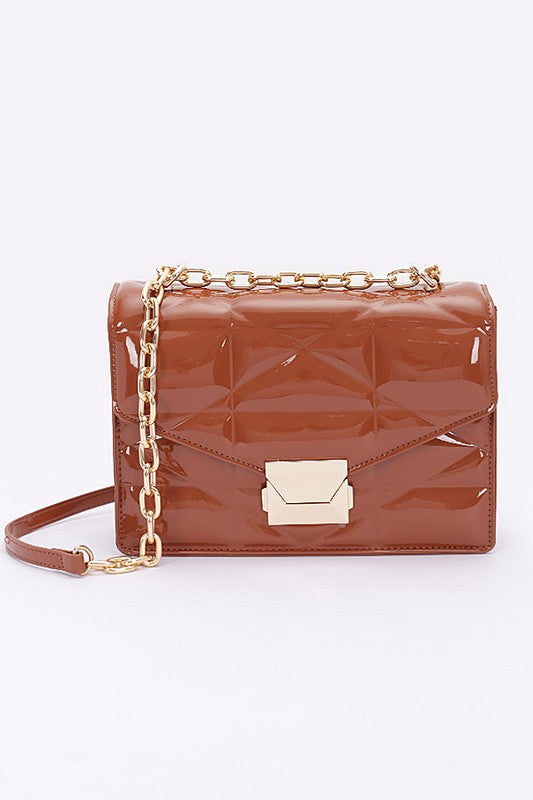 Embossed Crossbody Bag