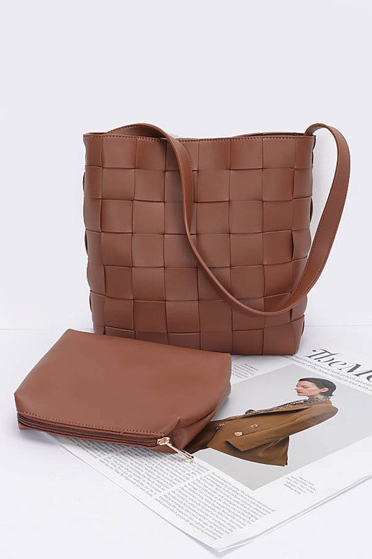 Woven Shoulder Bag
