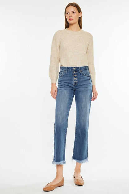 Kan Can Frayed Hem Denim