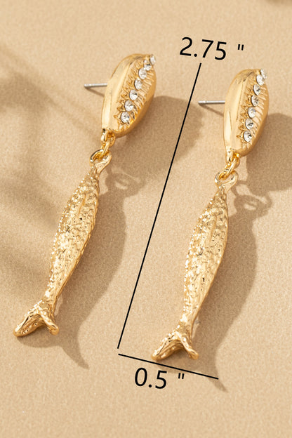 Shell + Fish Earrings