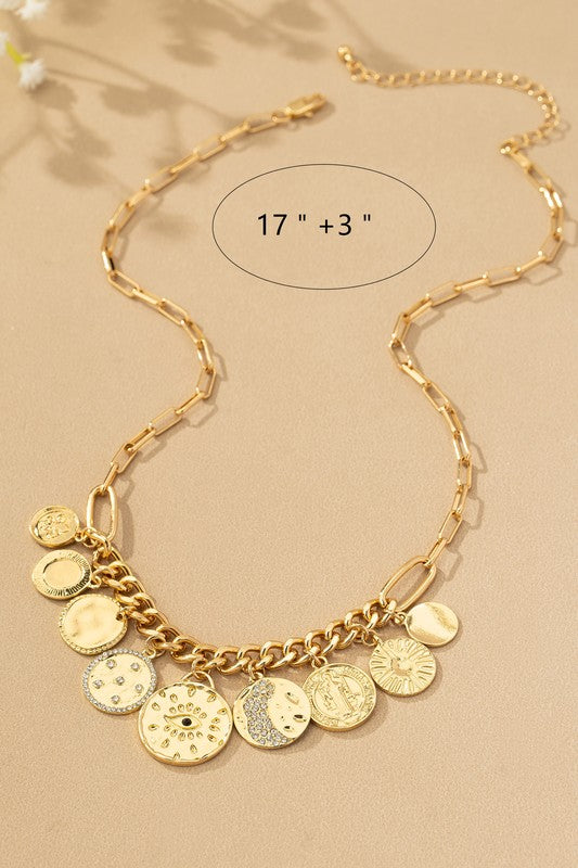 Celestial Coin Necklace