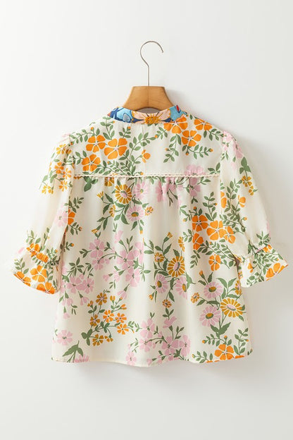 Embroidery Detail Blouse