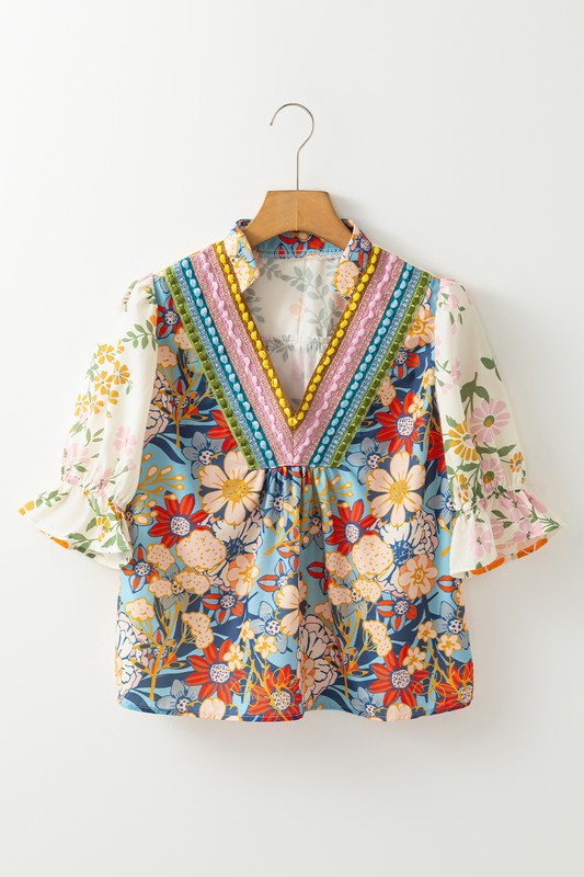 Embroidery Detail Blouse
