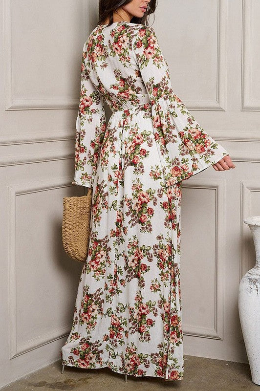 Bell Sleeve Boho Dress