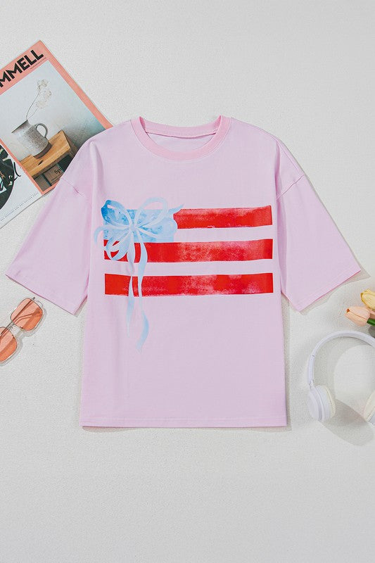 Bow + Flag Graphic Tee